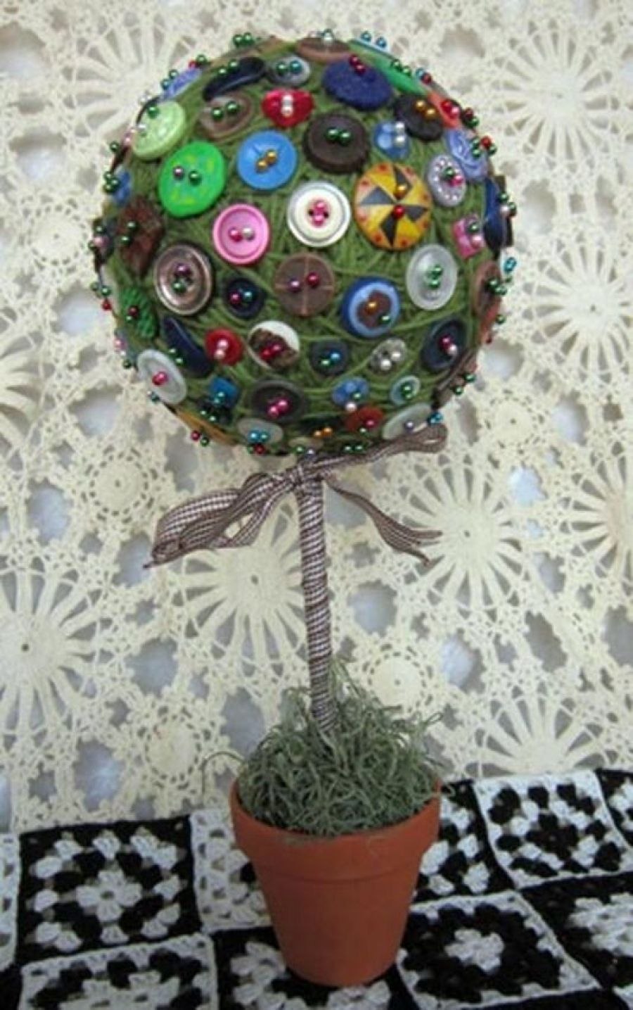 Картины из пуговиц