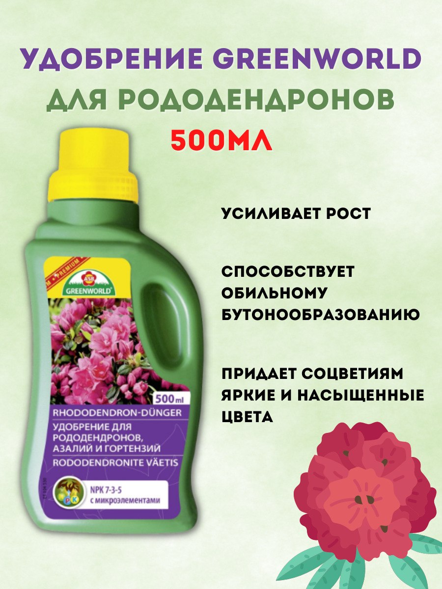 Рододендрон удобрение весной