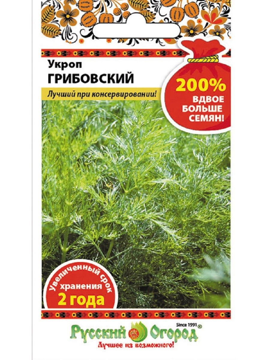 Укроп сорт Грибовский