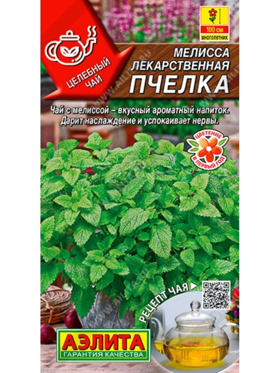 Мелисса лимонный аромат 0,2г (семена от Ганичкиной) ботаника