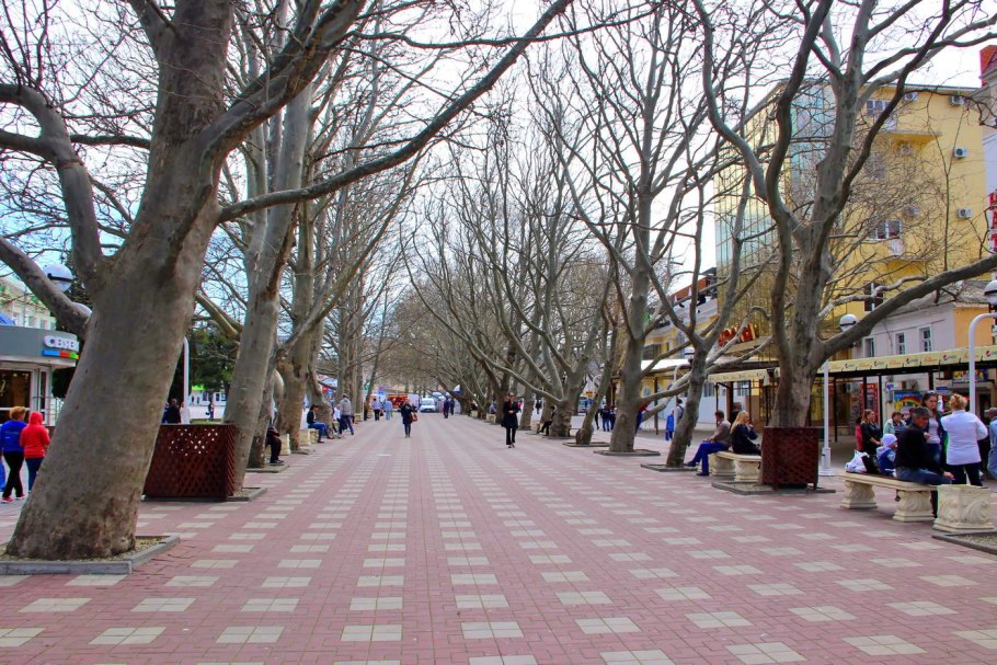 Платановая аллея Сочи