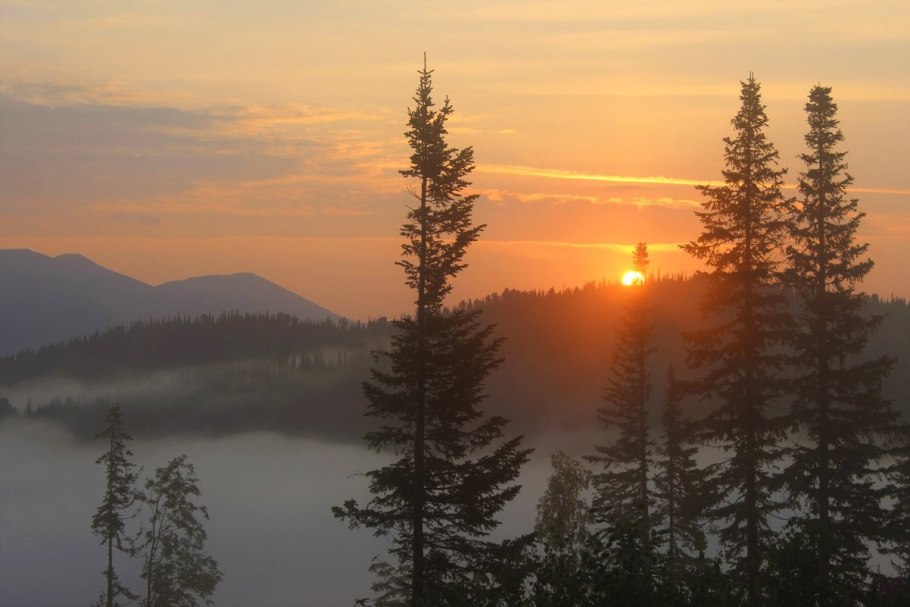 Кузнецкий Алатау закат