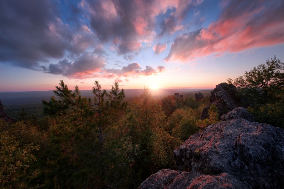 Закат на Урале