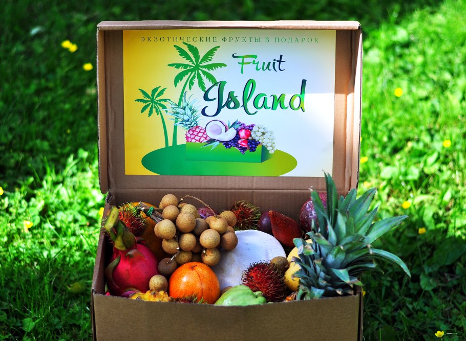 Фруктовый букет в коробке