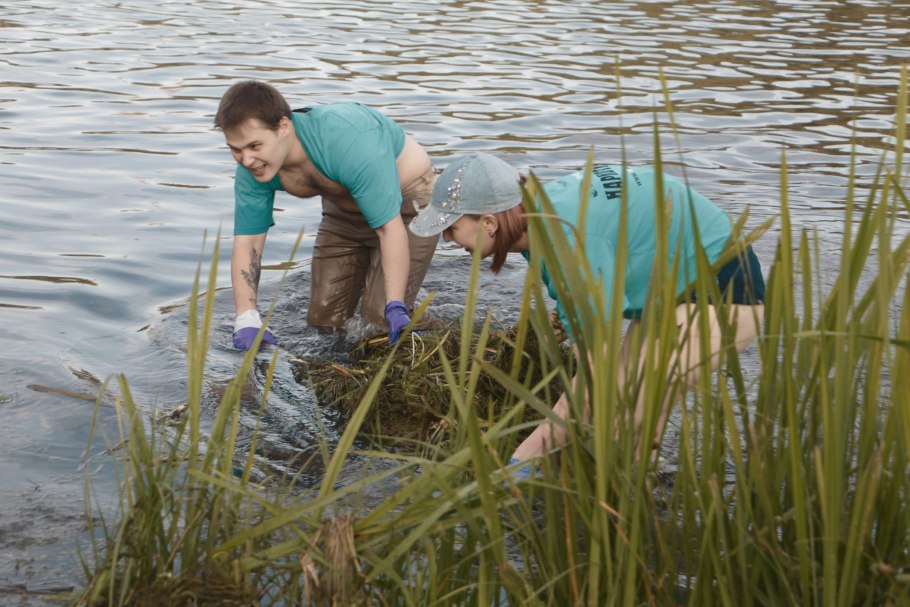 Водоросли реки Урал