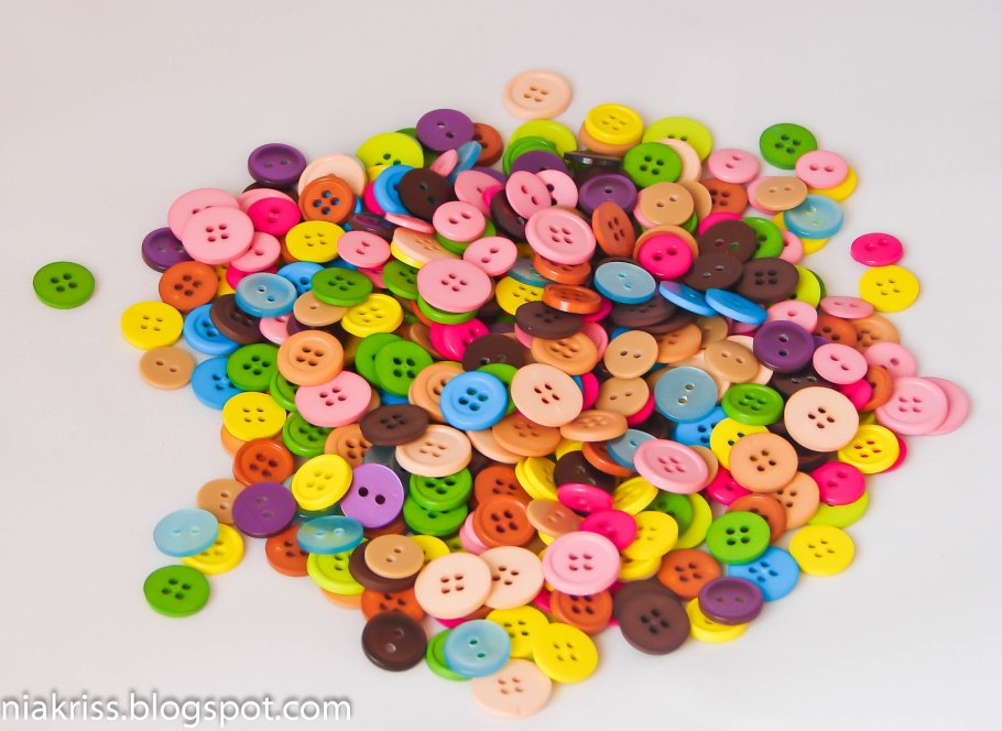 Цветные Пуговка для поделок
