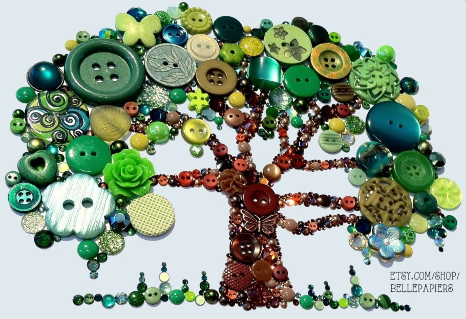 Пуговица из мультика