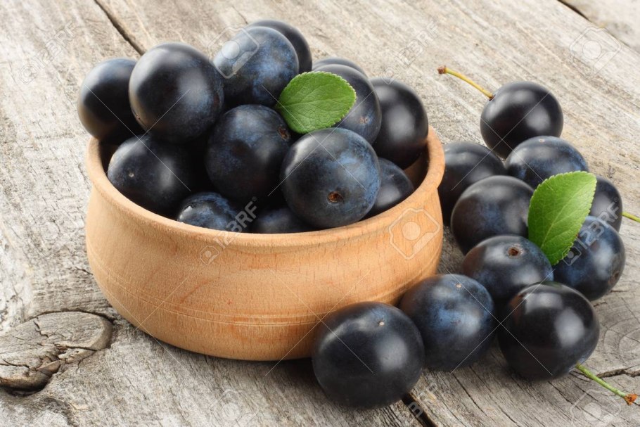 Синие фрукты и ягоды