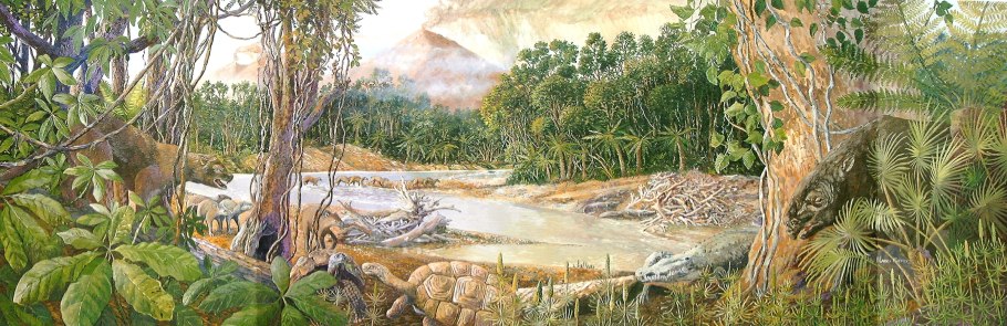 Лес каменноугольного периода рисунок