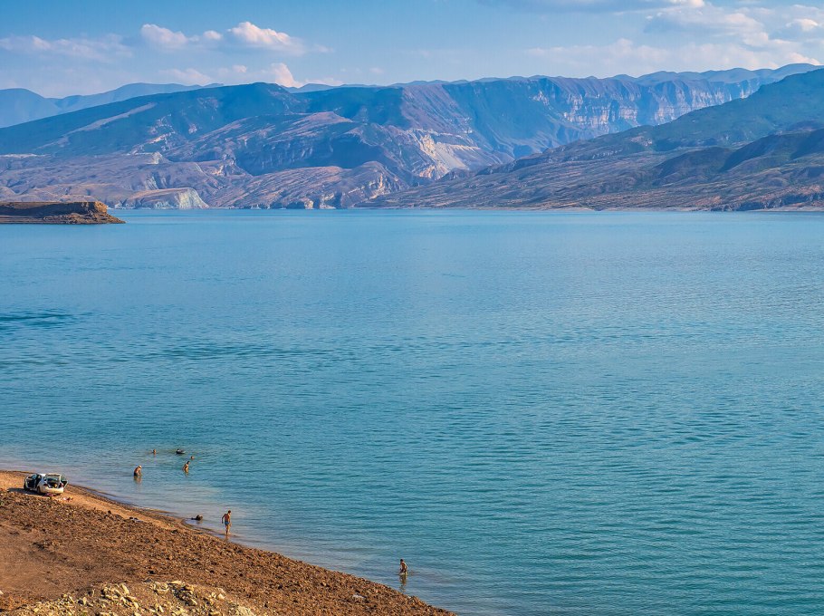 Чиркейское водохранилище в Дагестане