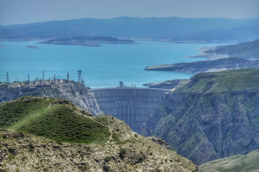 Чиркейская ГЭС И водохранилище