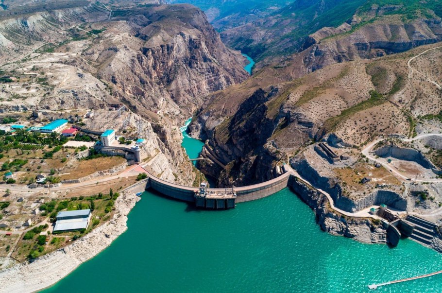 Черкесское водохранилище в Дагестане