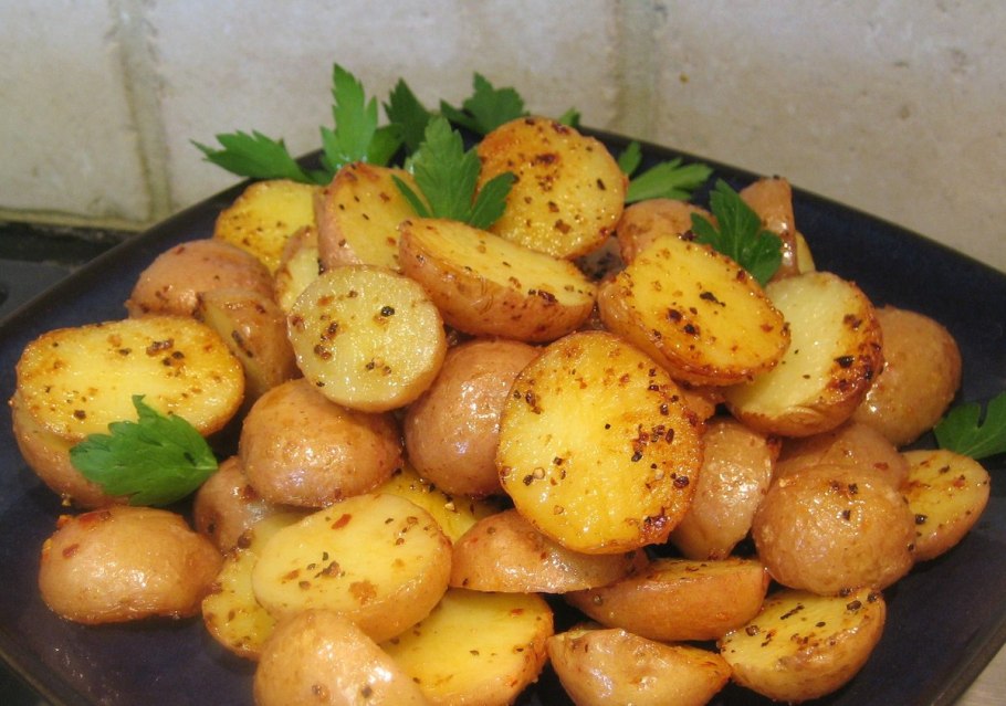 Картофель Беби с рыбой