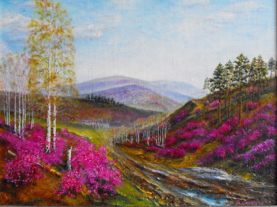 Пейзаж. Забайкальский Багул