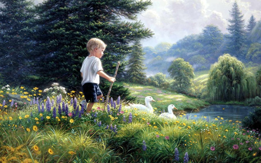 Александр Аверин лето в деревне