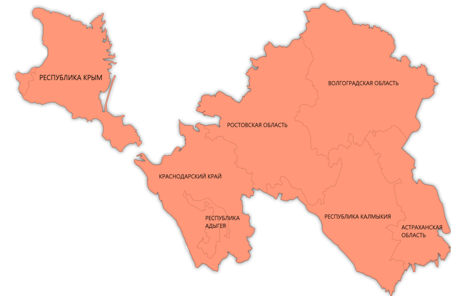 Астрахань какой федеральный округ