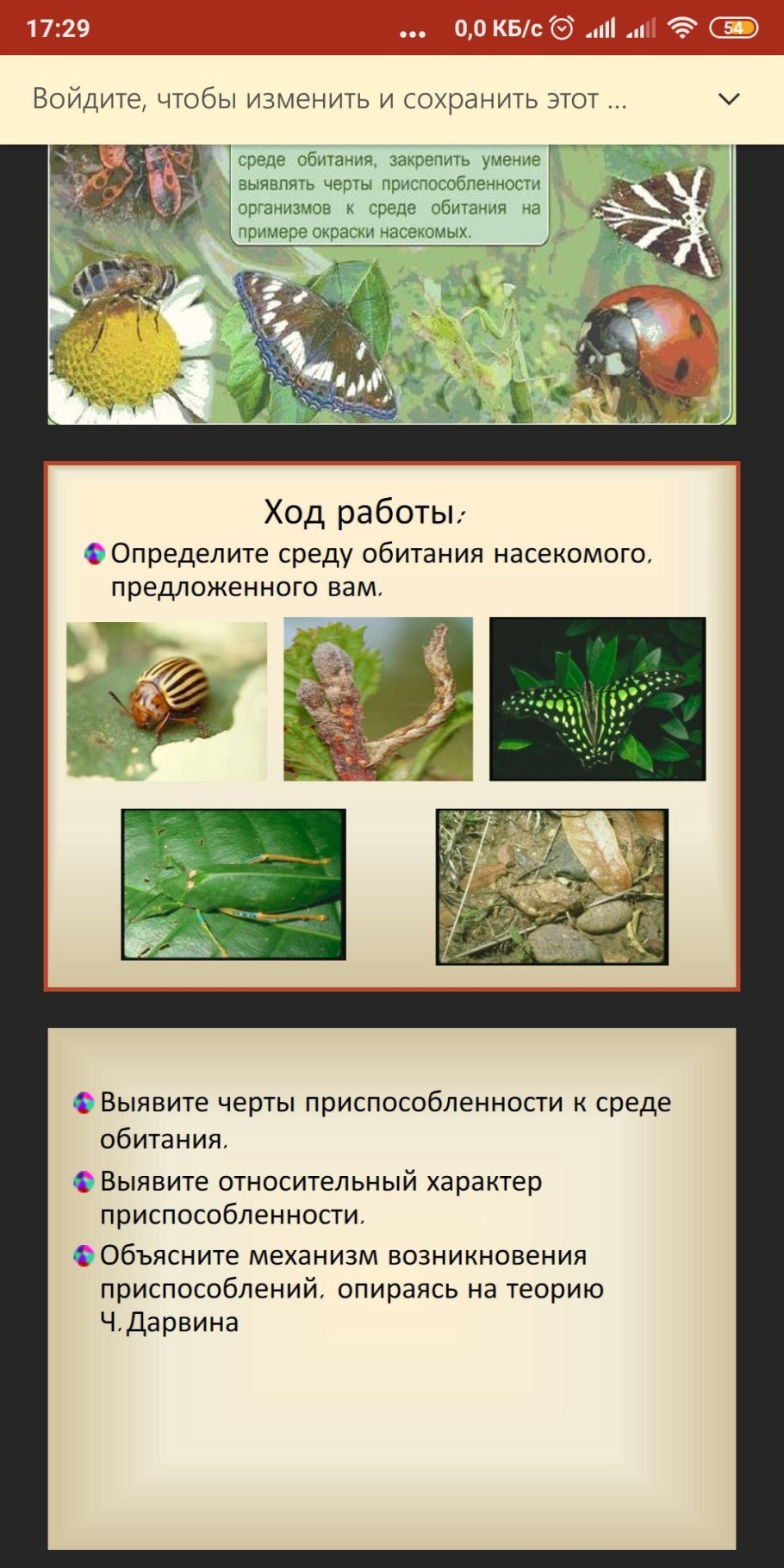 Росянка приспособления к среде