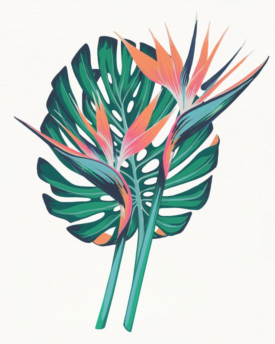 Тропические цветы