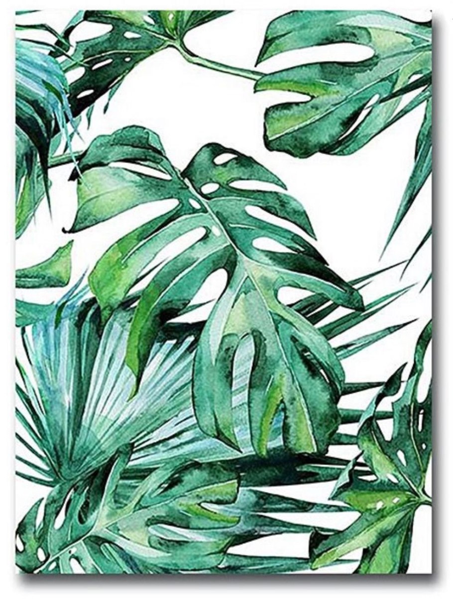 Тропический лист сбоку