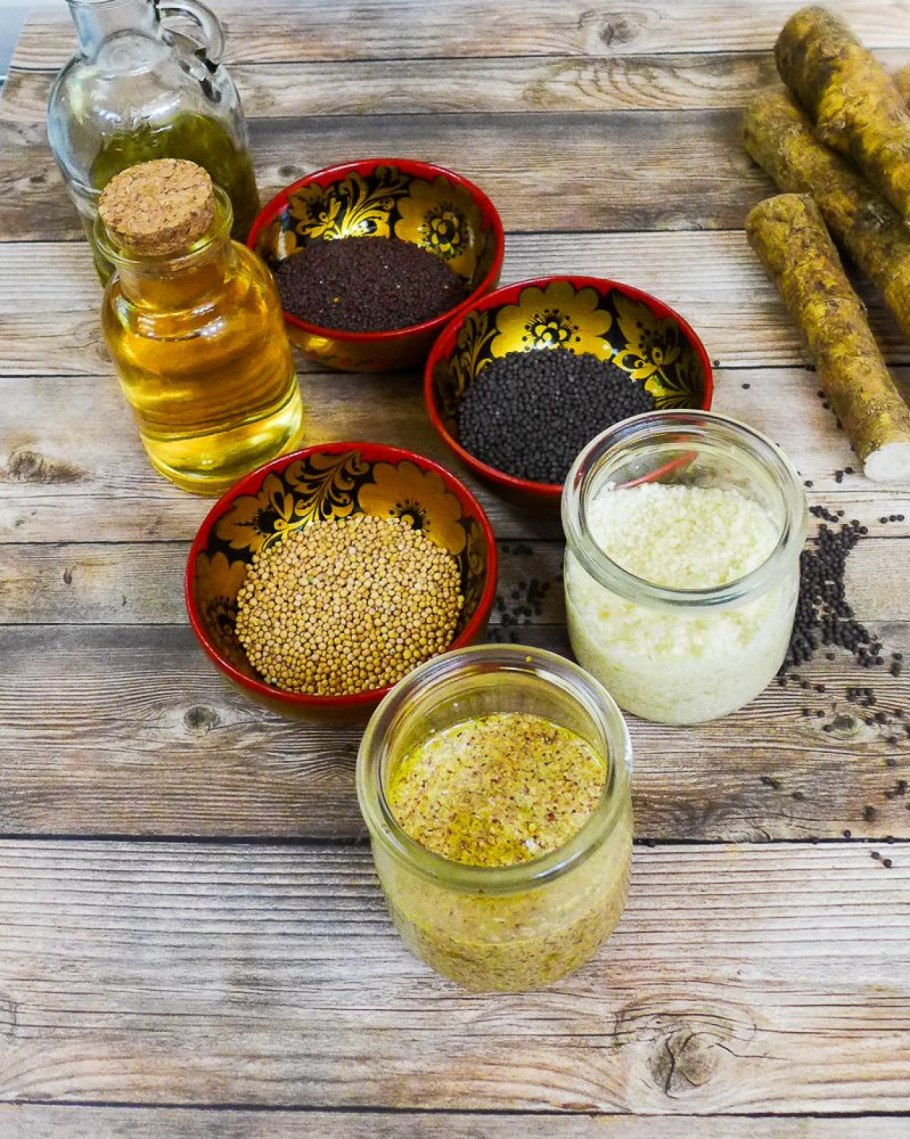 Три вида горчицы