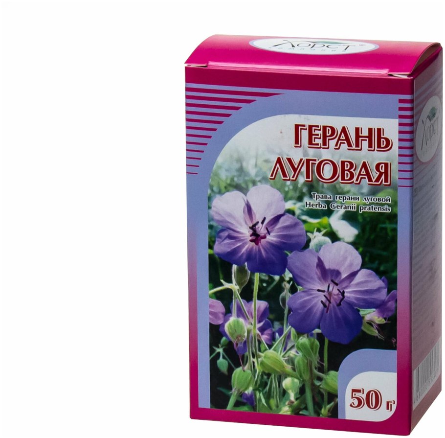 Герань Луговая белая фото