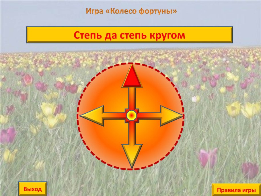 Кластер на тему степь