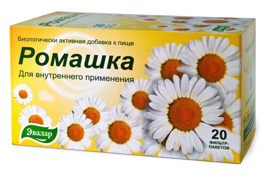 Настой цветков ромашки аптечной