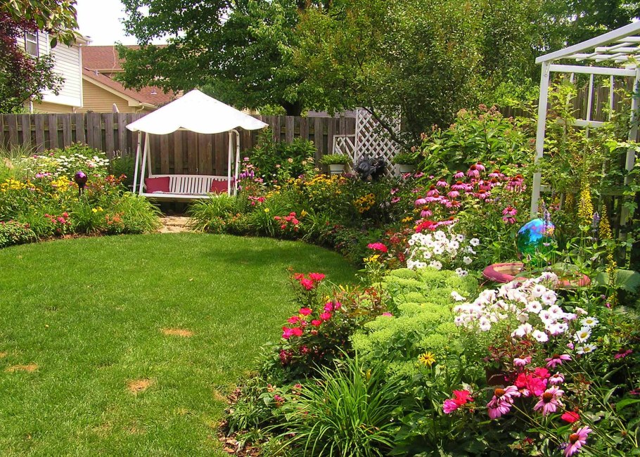 Сад на даче