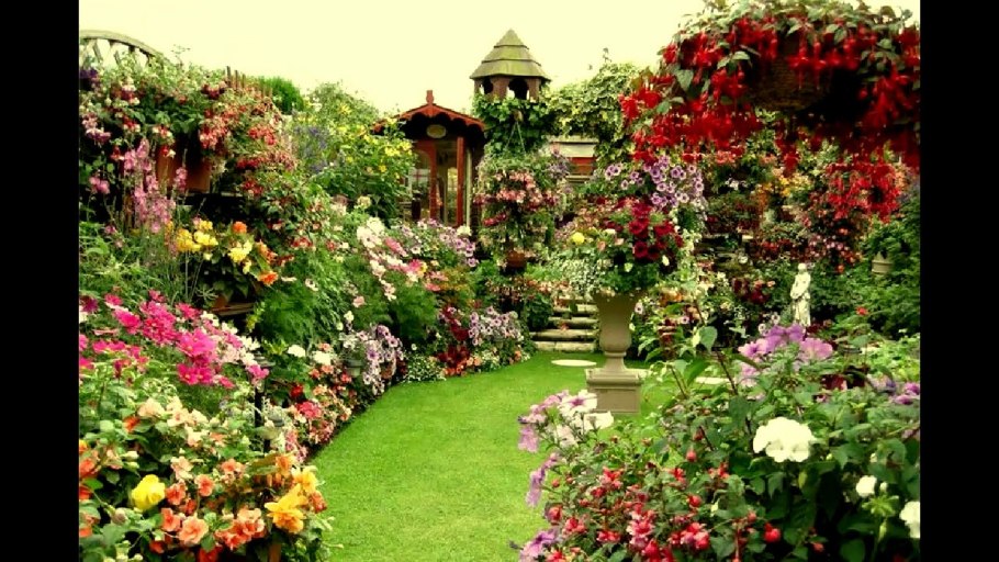 Сад Эдвины Фран в Бирмингеме Великобритания