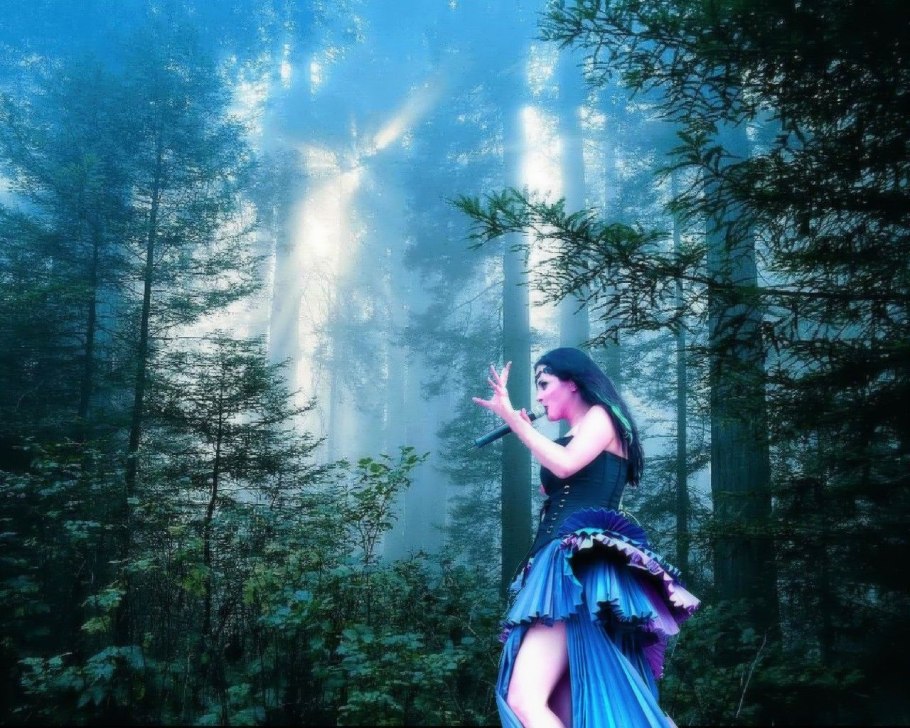 Утренний туман в лесу