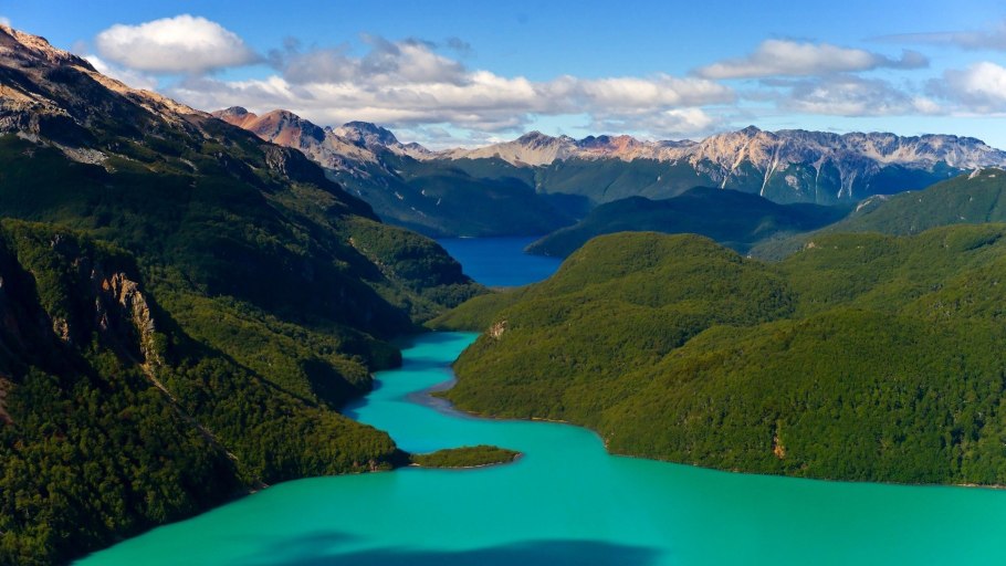 Патагония Аргентина озеро горы