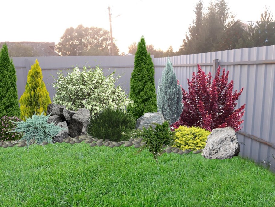 Туя Смарагд,сосна Горная