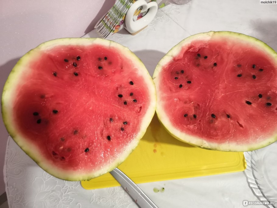 Арбуз в профиль вертикально