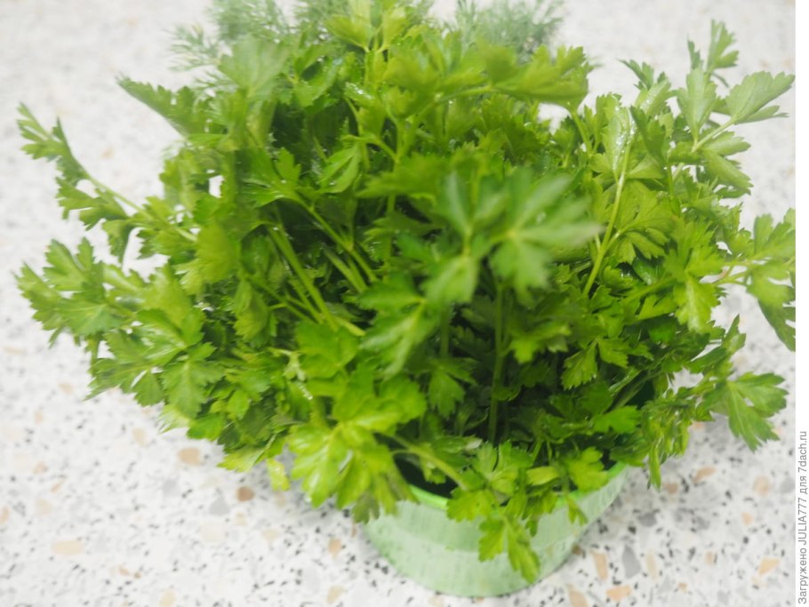 Лютеин в петрушке