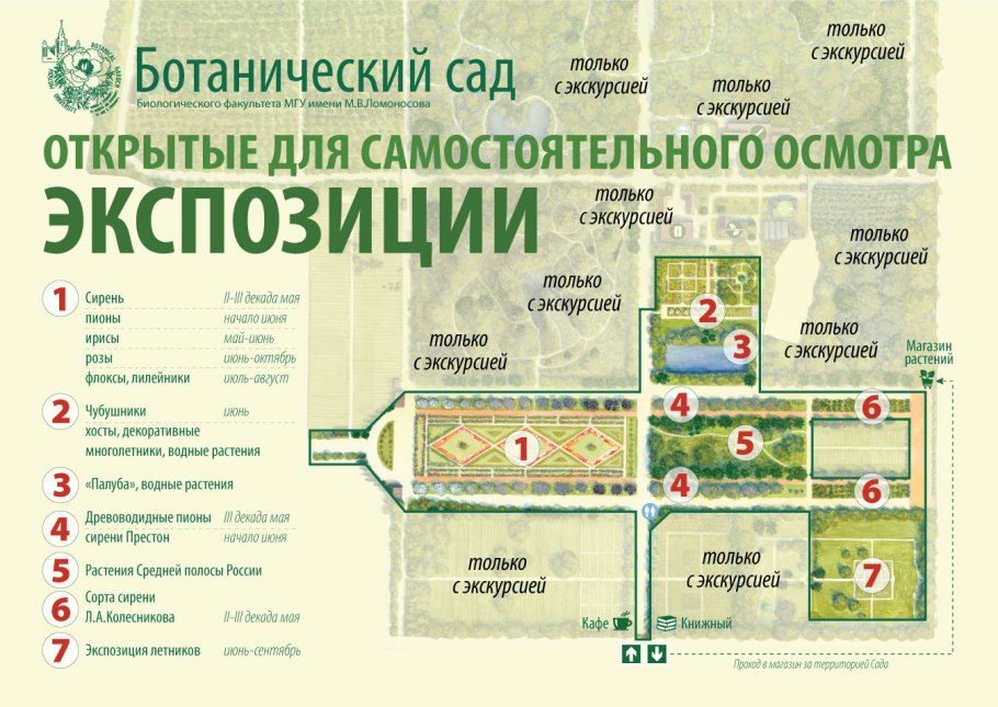 Ботанический сад МГУ Воробьевы горы