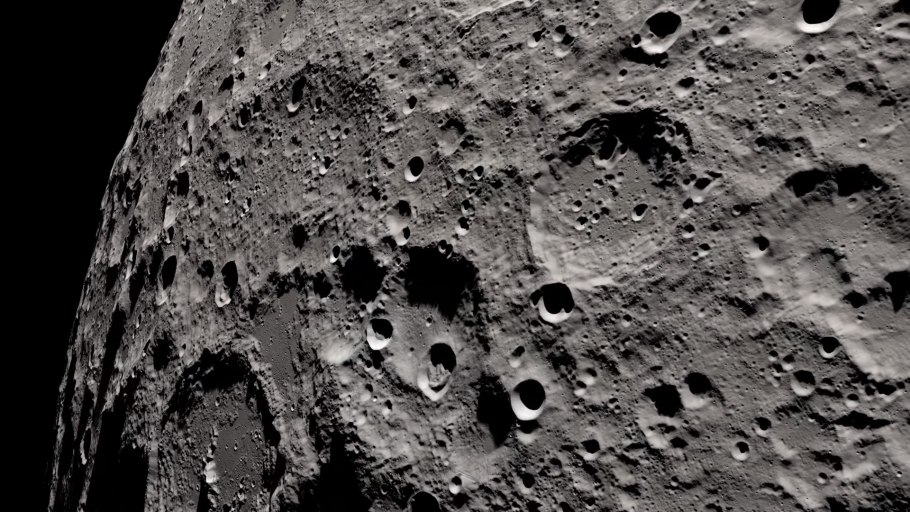 Лунная поверхность оранж