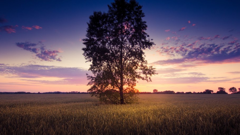 Закат в горах