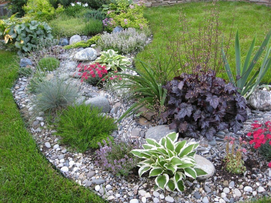 Рокарий с альпийской горкой