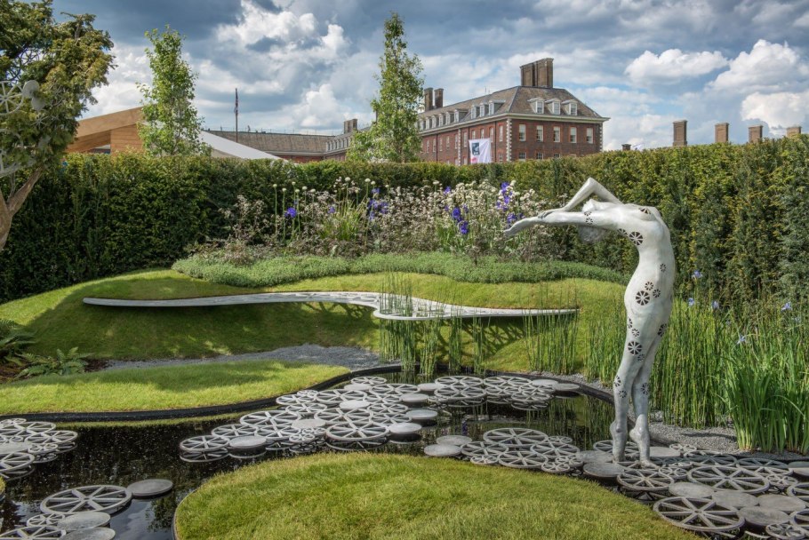 Хвойный рокарий миксбордер