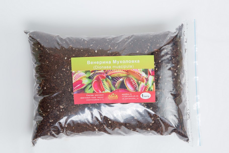 Венерина мухоловка грунт для растения