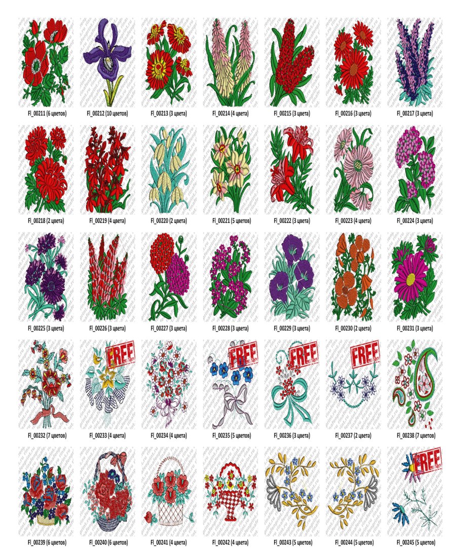 Вышивка узор