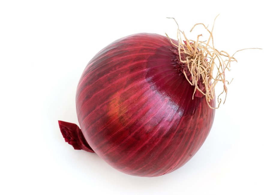 Композиция из красного лука