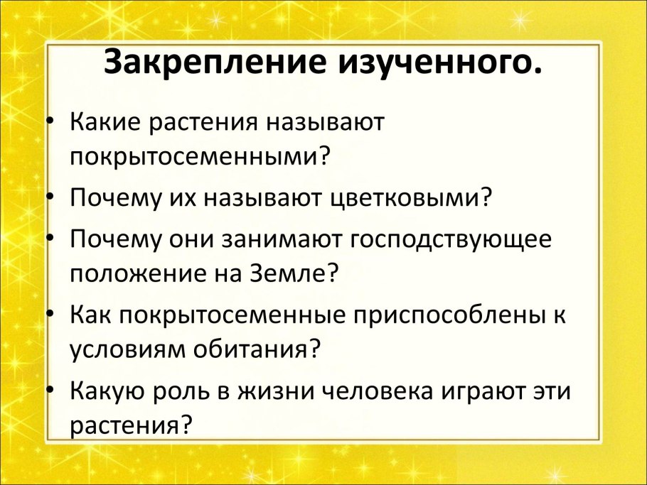 Какие растения называют покрытосеменными