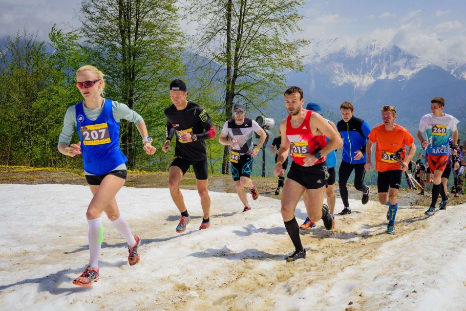 Финиш забега Rosa Run