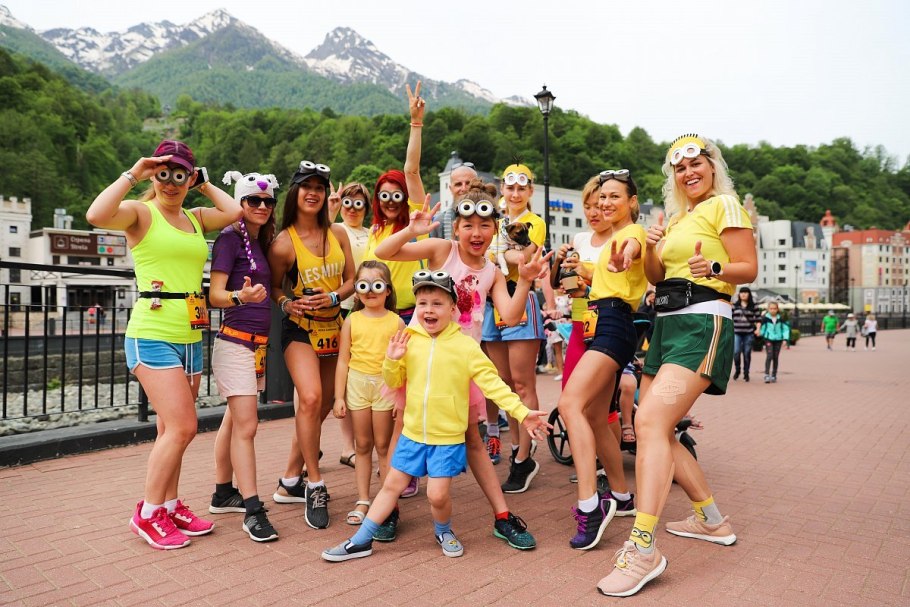 Забег роза Хутор 2019