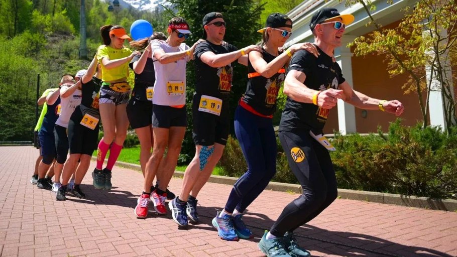 Бег врассыпную команда