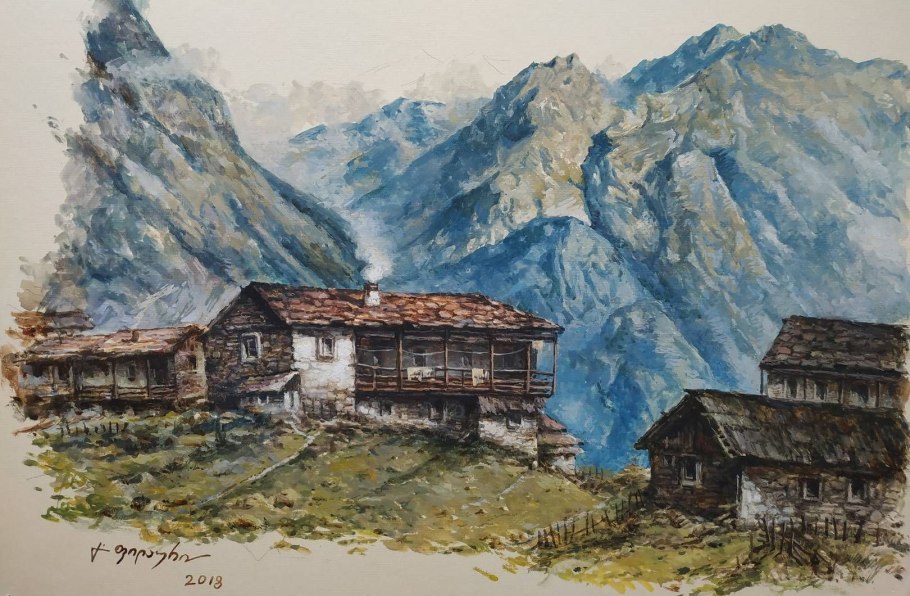 Художник Пилаури Гела Вахтангович. Грузия