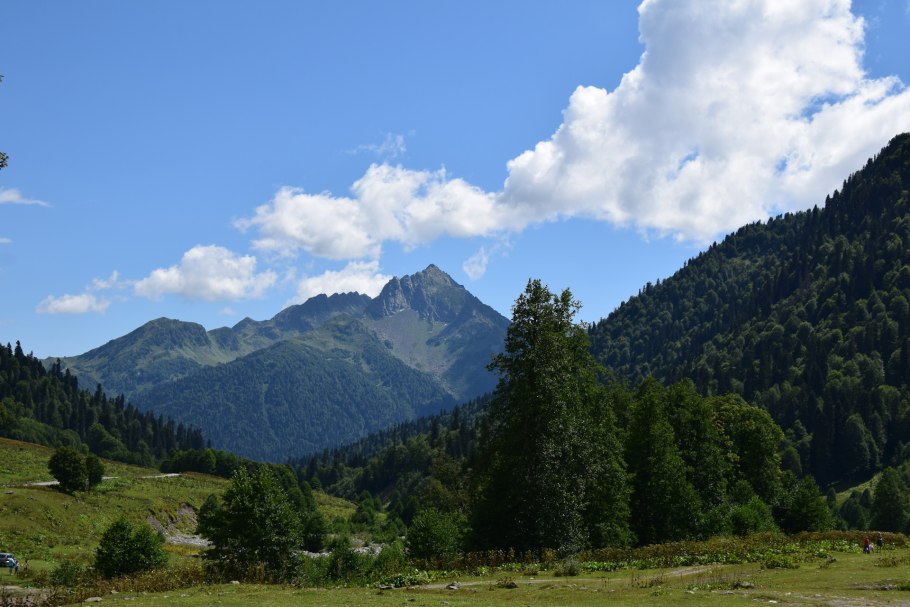 Абхазия Альпийские Луга перевал Пыв