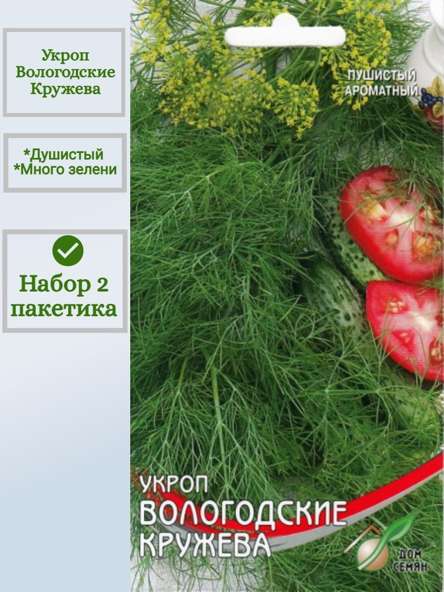 Укроп вологодские кружева 1гр (Аэлита)