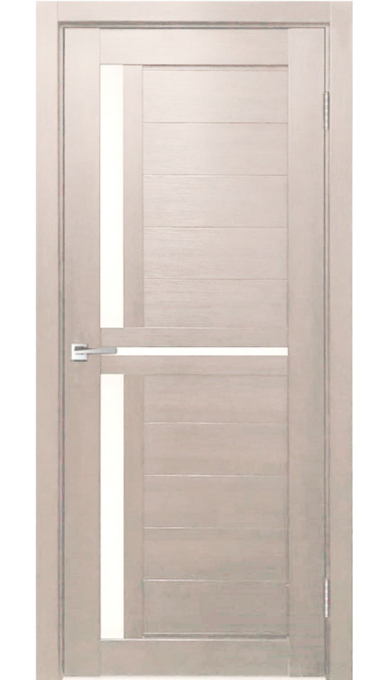 Дверное полотно "Элегант-э3- белая лиственница штыкаво